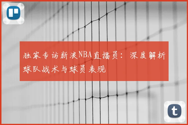 独家专访新浪NBA直播员：深度解析球队战术与球员表现