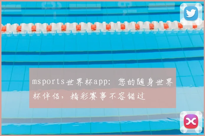 msports世界杯app：您的随身世界杯伴侣，精彩赛事不容错过